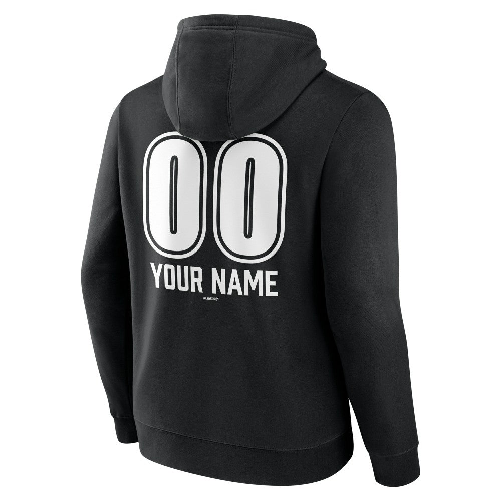 Los Angeles Dodgers Personalized Name & Number Fastball Pullover Hoodie - Black Hoodies