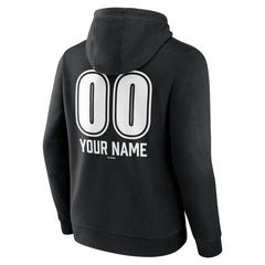 Los Angeles Dodgers Personalized Name & Number Fastball Pullover Hoodie - Black Hoodies