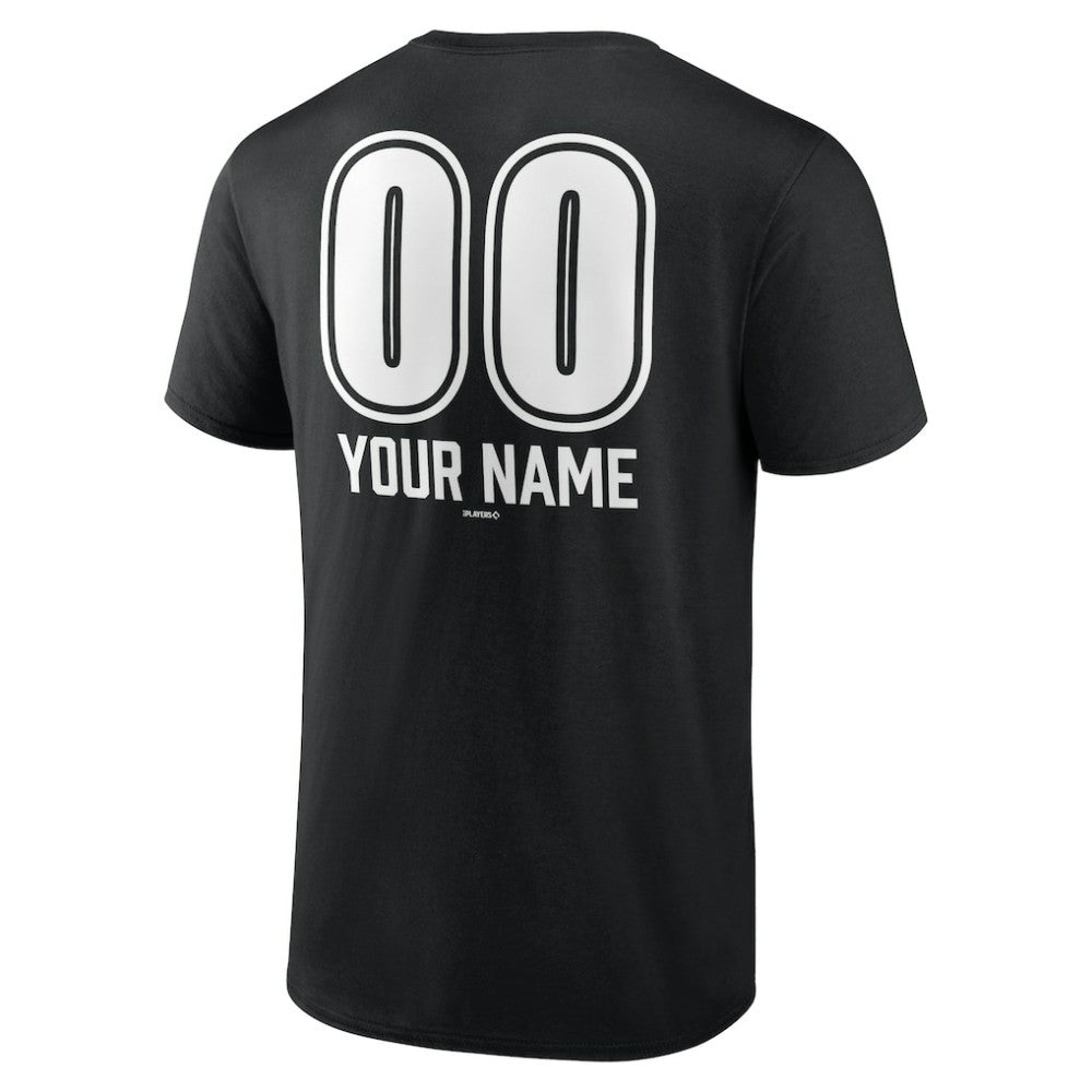 Los Angeles Dodgers Personalized Name & Number Fastball T-Shirt - Black T-shirts
