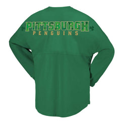Pittsburgh Penguins Fanatics Women's St. Patrick's Day Spirit Jersey T-Shirt - Kelly Green | US 201253413