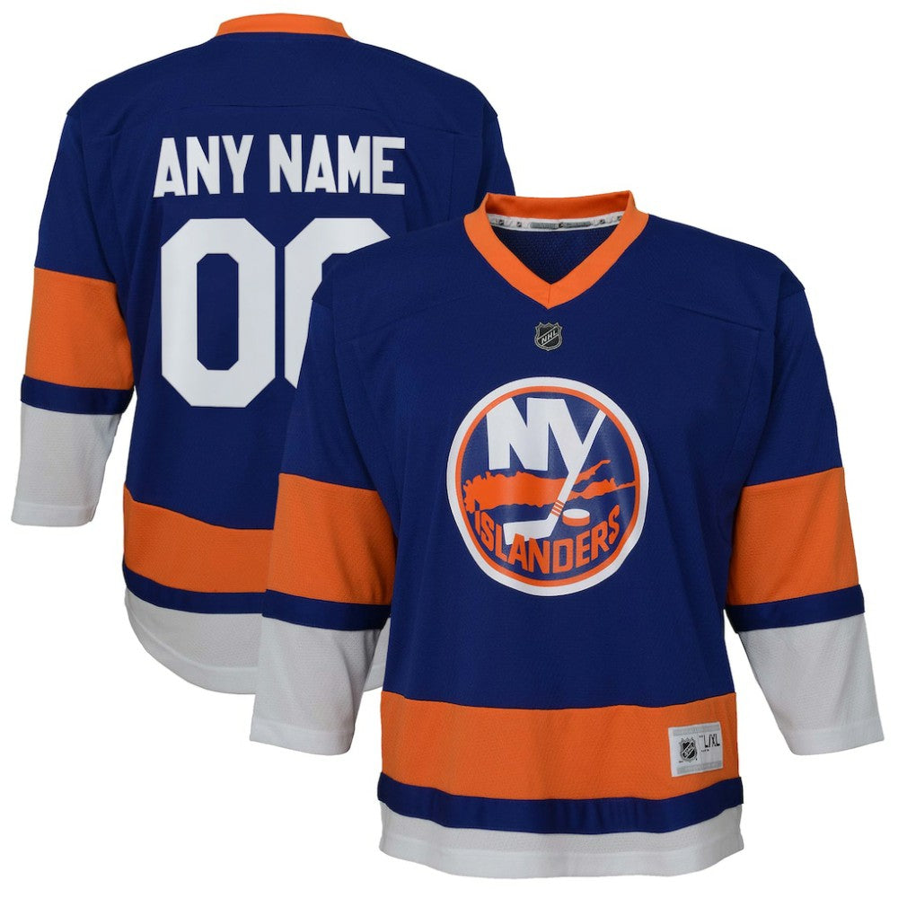 New York Islanders Youth Home Replica Custom Jersey - Royal | US 201253607