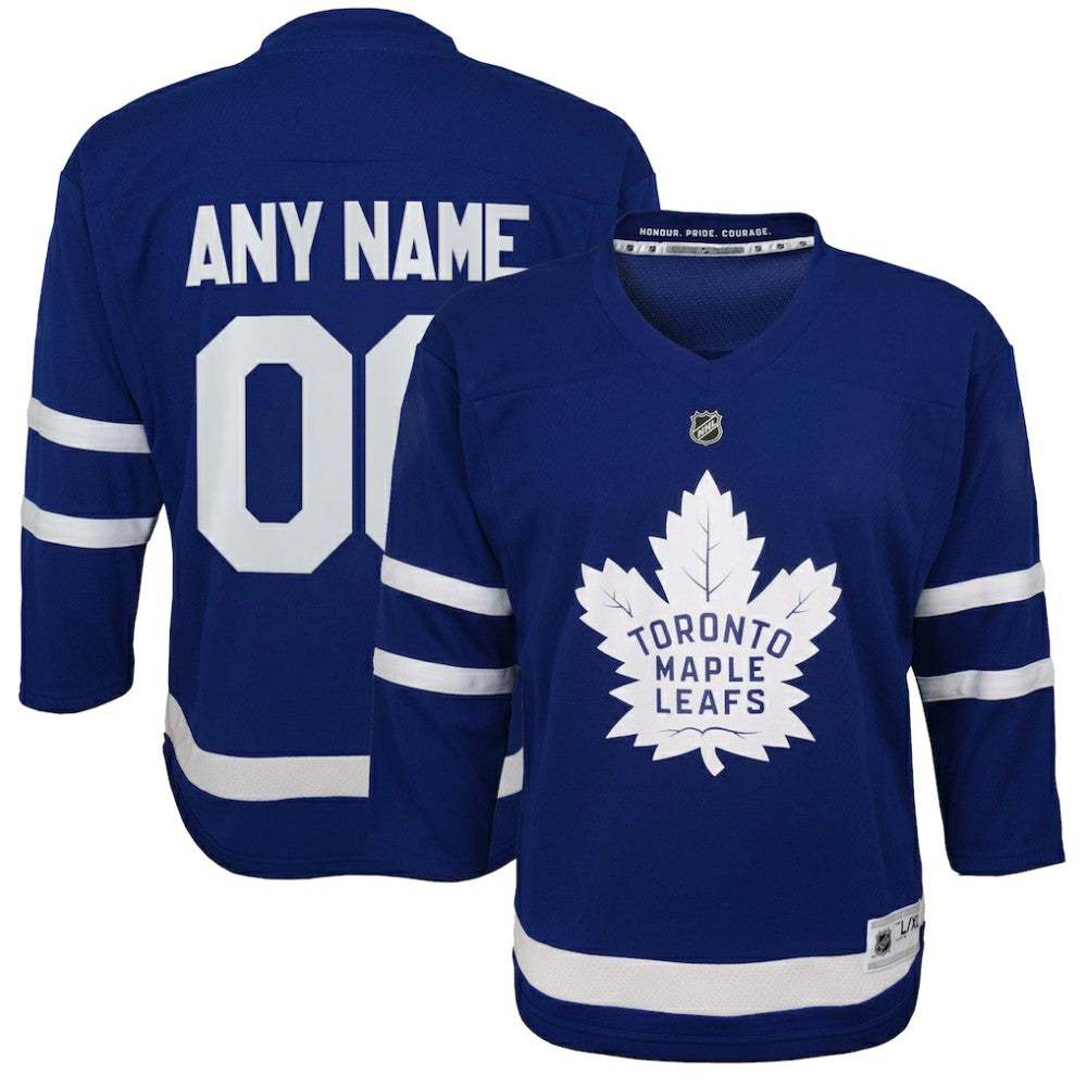 Toronto Maple Leafs Youth Home Replica Custom Jersey - Blue | US 201253610
