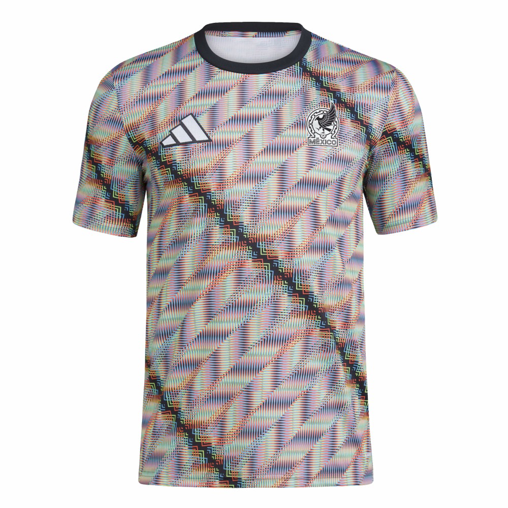 Mexico National Team 2024 Hispanic Heritage Pre-Match Top Black - Adidas discount