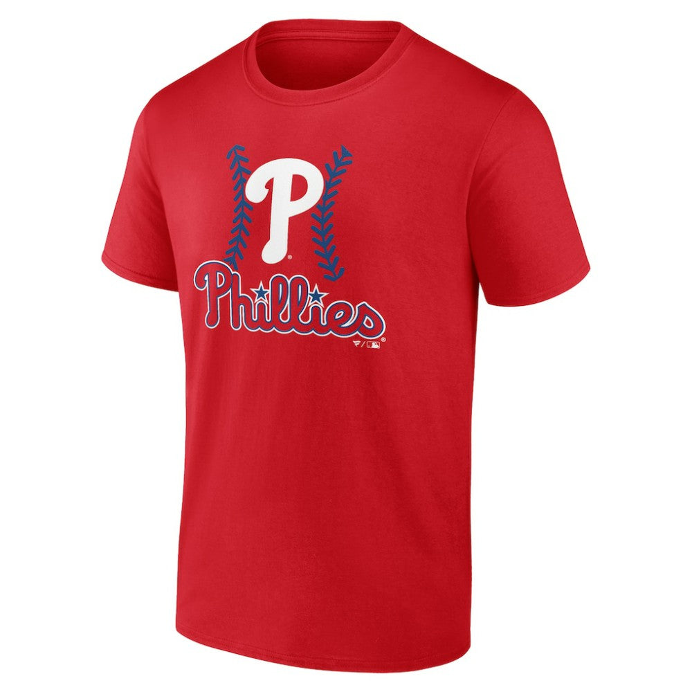 Bryce Harper Philadelphia Phillies Fastball Player Name & Number T-Shirt - Red T-shirts