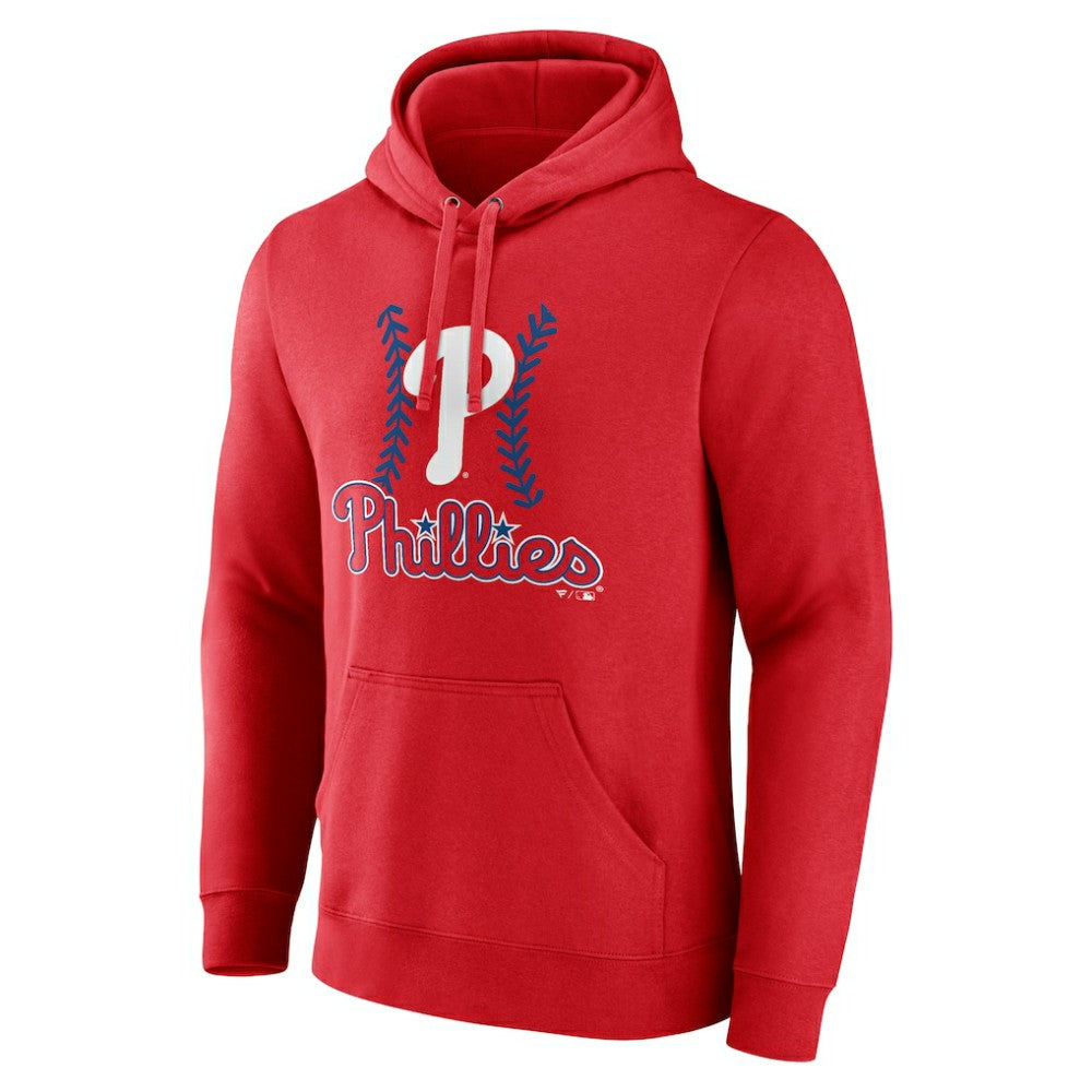 Kyle Schwarber Philadelphia Phillies Fastball Player Name & Number Pullover Hoodie - Red Hoodies