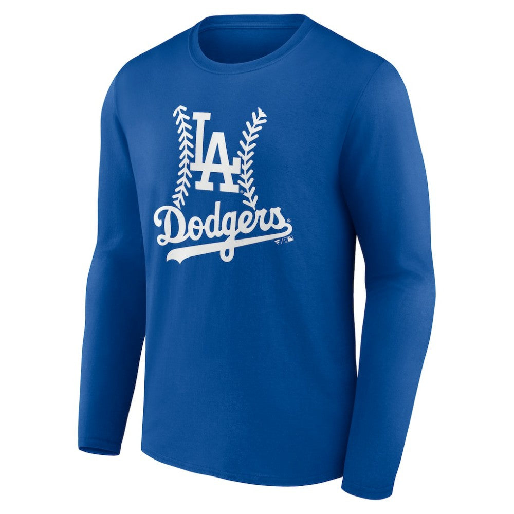 Freddie Freeman Los Angeles Dodgers Fastball Player Name & Number Long Sleeve T-Shirt - Royal T-shirts