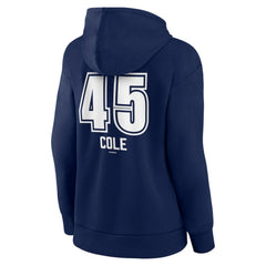 Gerrit Cole New York Yankees Women's Fastball Player Name & Number Pullover Hoodie - Navy Hoodies