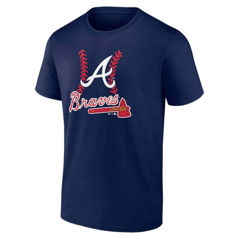 Spencer Strider Atlanta Braves Fastball Player Name & Number T-Shirt - Navy T-shirts