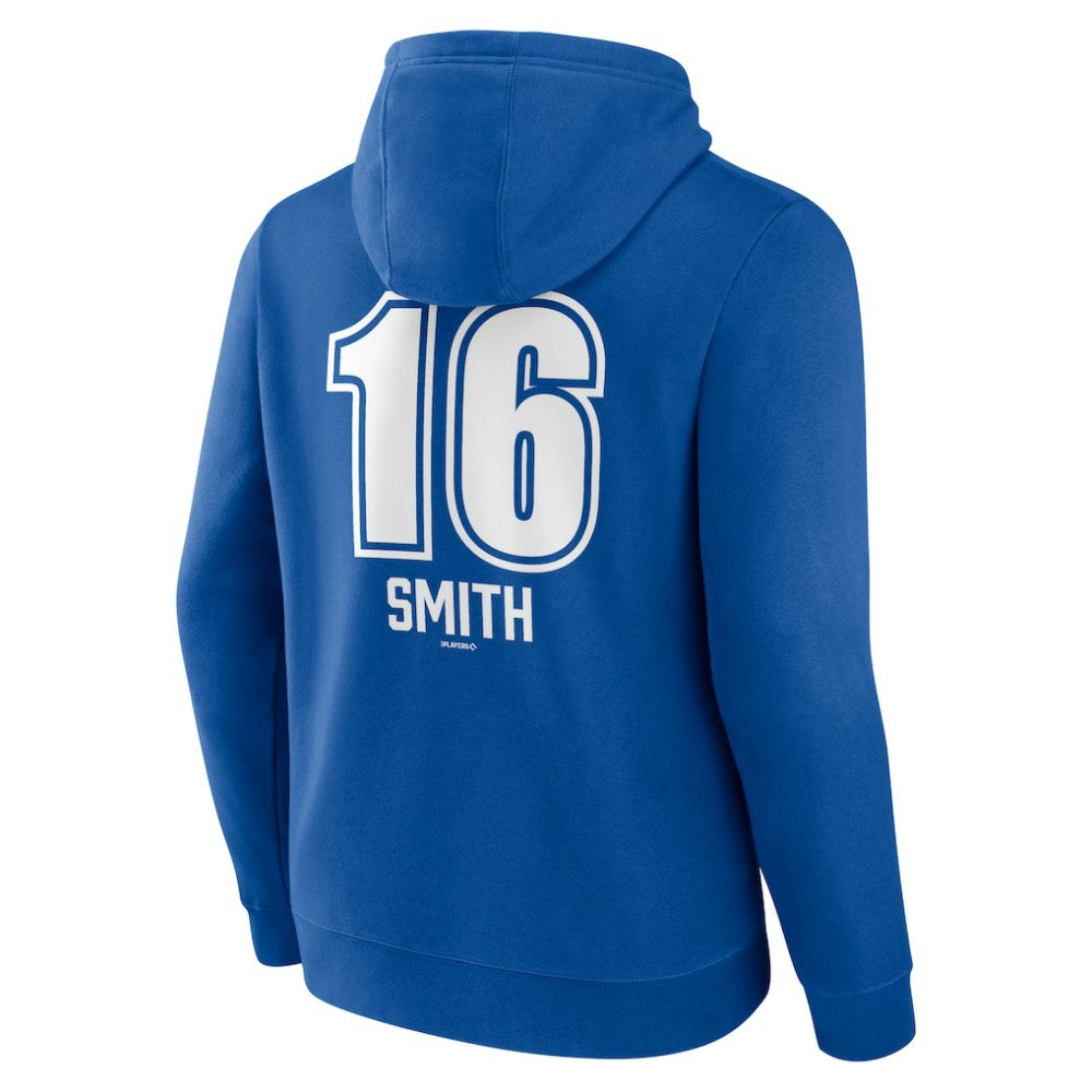 Will Smith Los Angeles Dodgers Fastball Player Name & Number Pullover Hoodie - Royal Hoodies