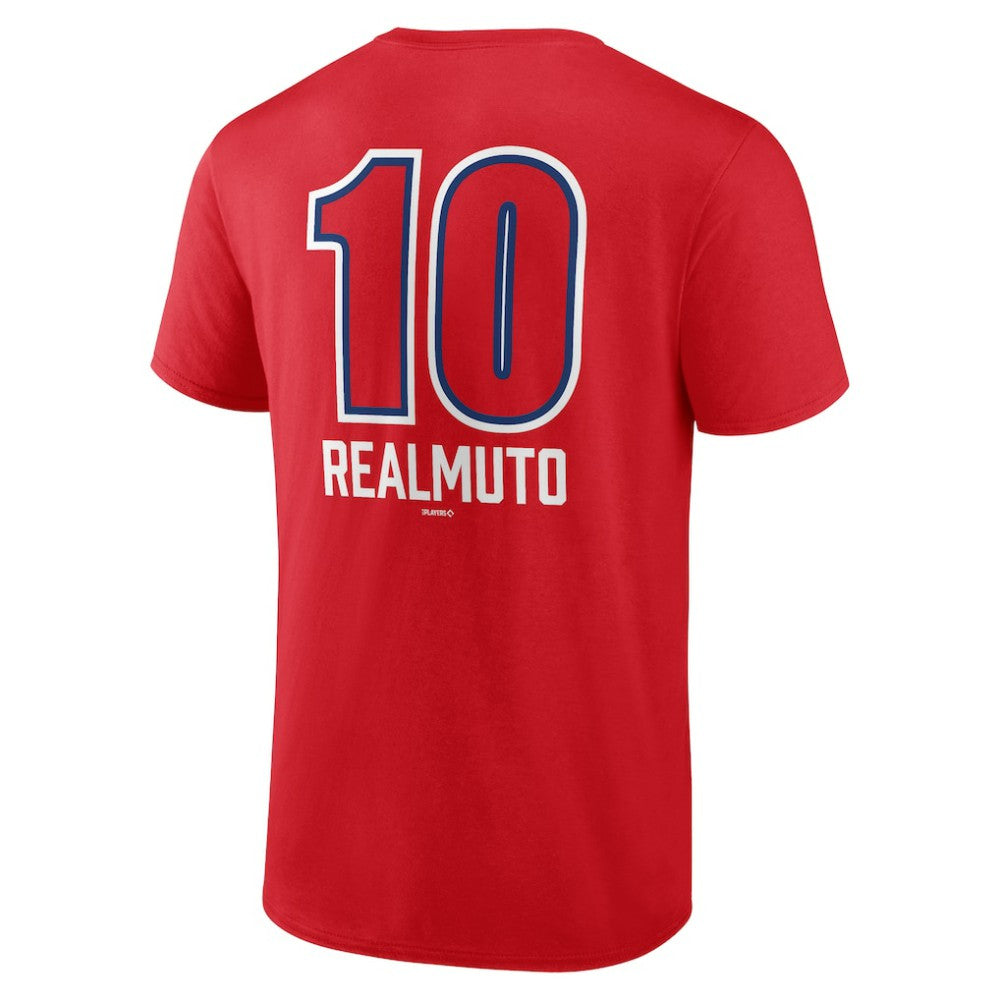 J.T. Realmuto Philadelphia Phillies Fastball Player Name & Number T-Shirt - Red T-shirts
