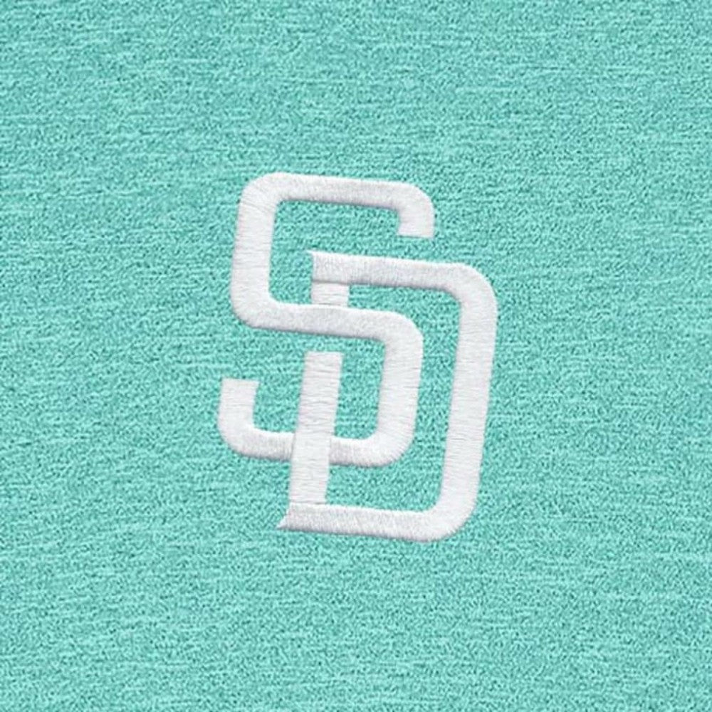 San Diego Padres Antigua Hunk Quarter-Zip Top - Mint Tops
