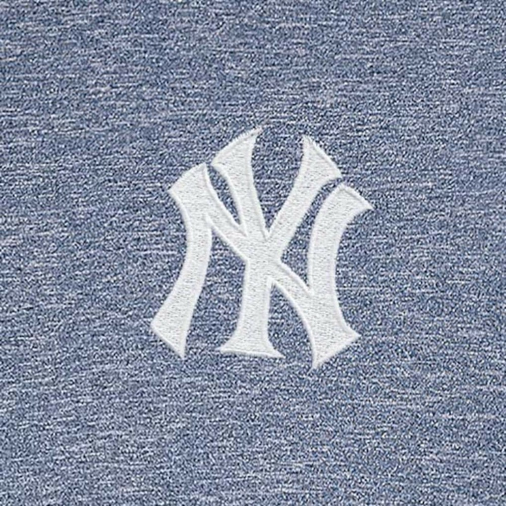 New York Yankees Antigua Hunk Quarter-Zip Top - Heather Navy Tops