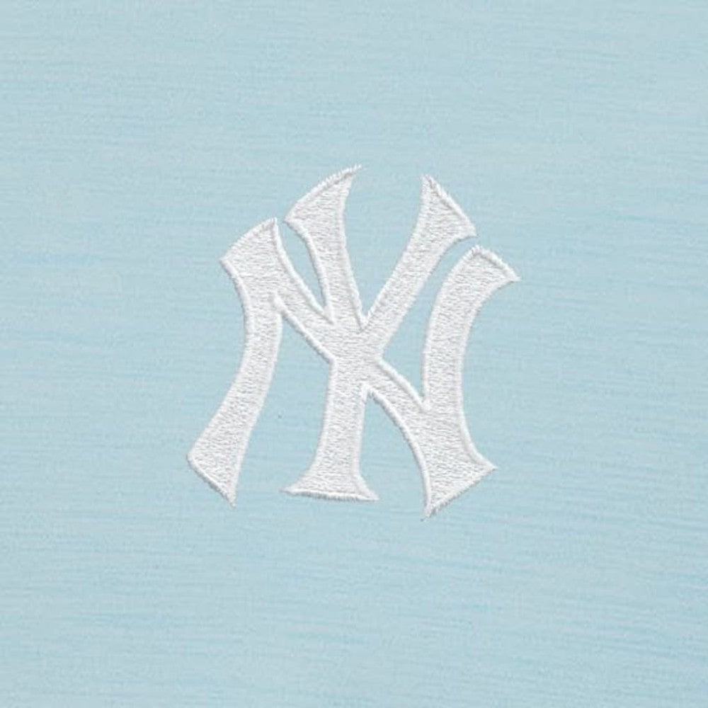 New York Yankees Antigua Bright Quarter-Zip Pullover Top - Powder Blue Pullover