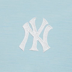 New York Yankees Antigua Bright Quarter-Zip Pullover Top - Powder Blue Pullover