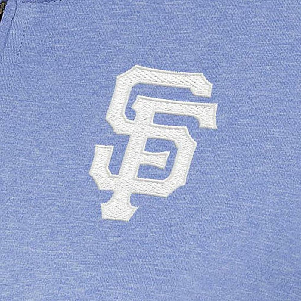 San Francisco Giants Antigua Women's Mentor Quarter-Zip Pullover Top - Lavender Pullover