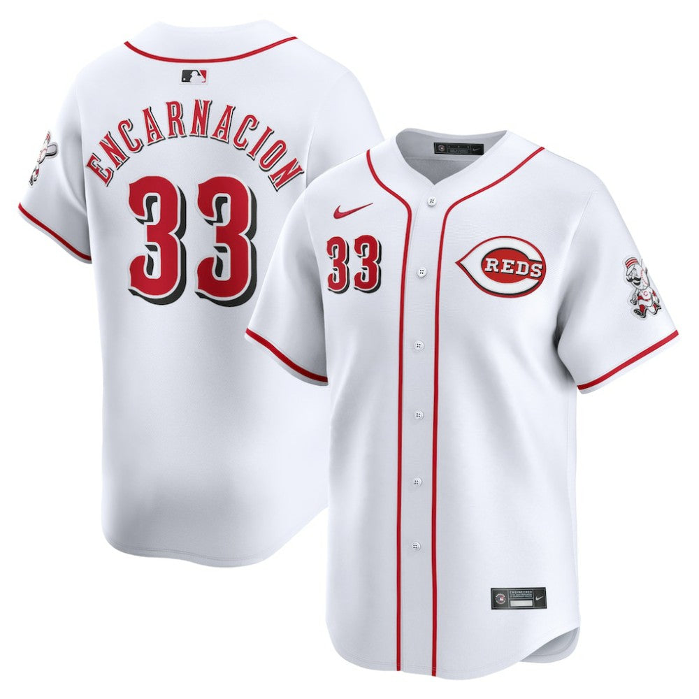 Christian Encarnacion-Strand Cincinnati Reds Nike Home Limited Player Jersey - White Jerseys