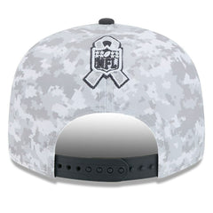 Jacksonville Jaguars New Era 2024 Salute To Service 9FIFTY Snapback Hat - White/Graphite Hats