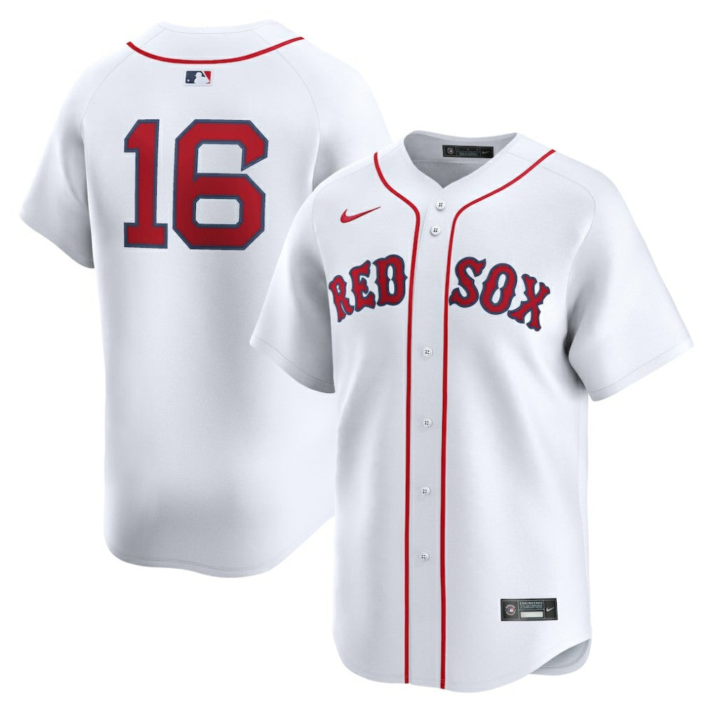 Jarren Duran Boston Red Sox Nike Home Limited Player Jersey - White Jerseys