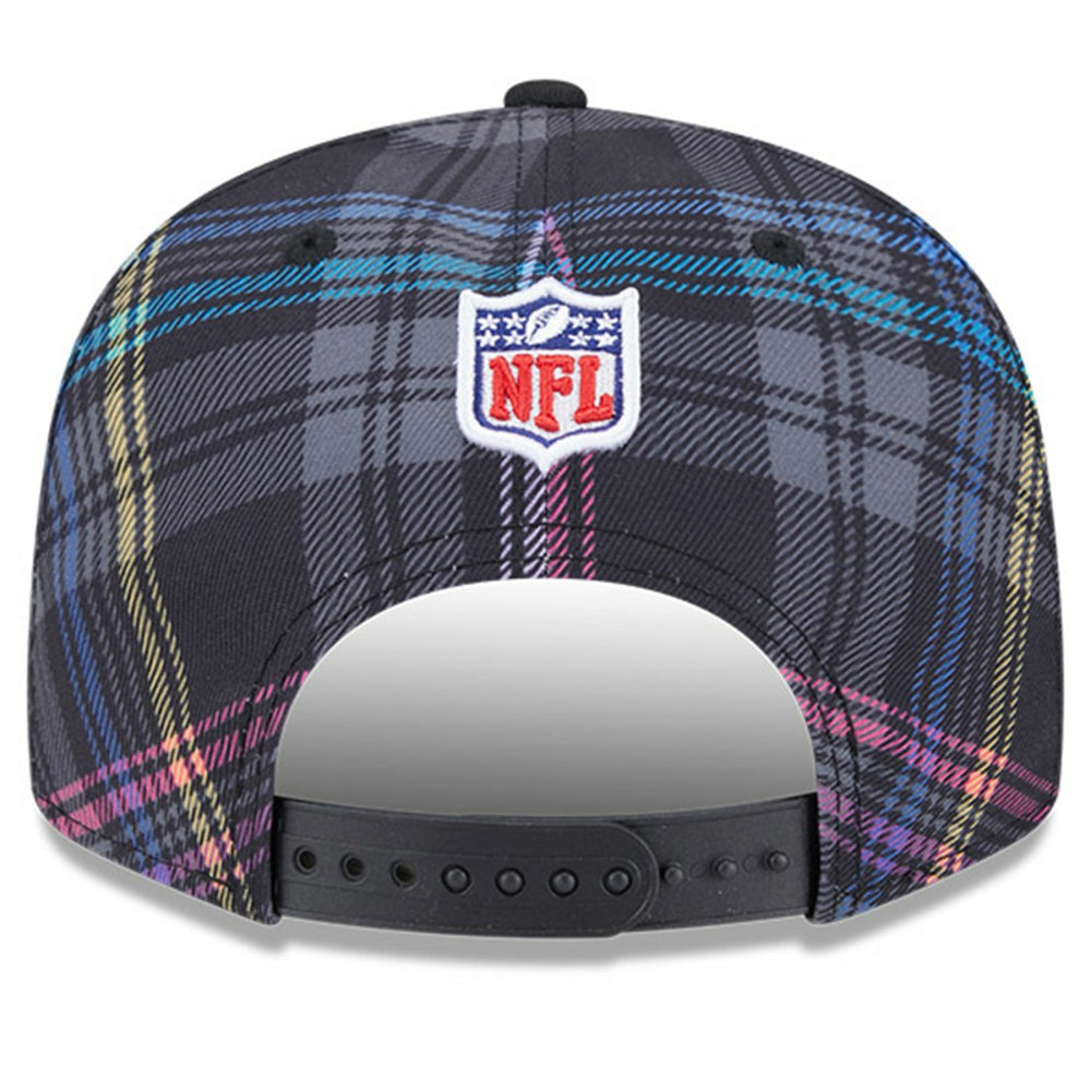 New York Jets New Era 2024 NFL Crucial Catch Plaid 9FIFTY Snapback Hat - Black Hats