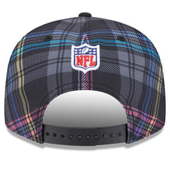 New York Jets New Era 2024 NFL Crucial Catch Plaid 9FIFTY Snapback Hat - Black Hats