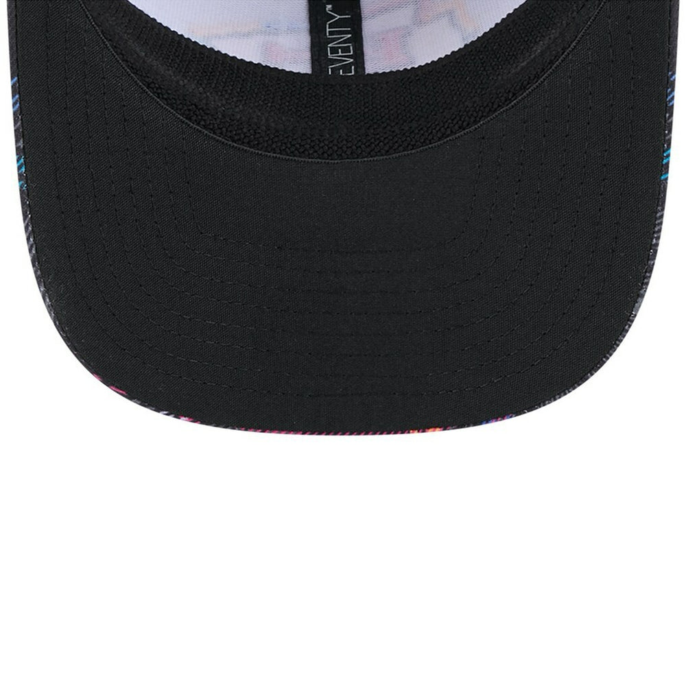 Jacksonville Jaguars New Era 2024 NFL Crucial Catch Plaid 9SEVENTY Trucker Snapback Hat - Black Hats