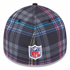New York Jets New Era 2024 NFL Crucial Catch Plaid 39THIRTY Flex Hat - Black Hats