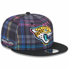 Jacksonville Jaguars New Era Youth 2024 NFL Crucial Catch 9FIFTY Snapback Hat - Black Hats