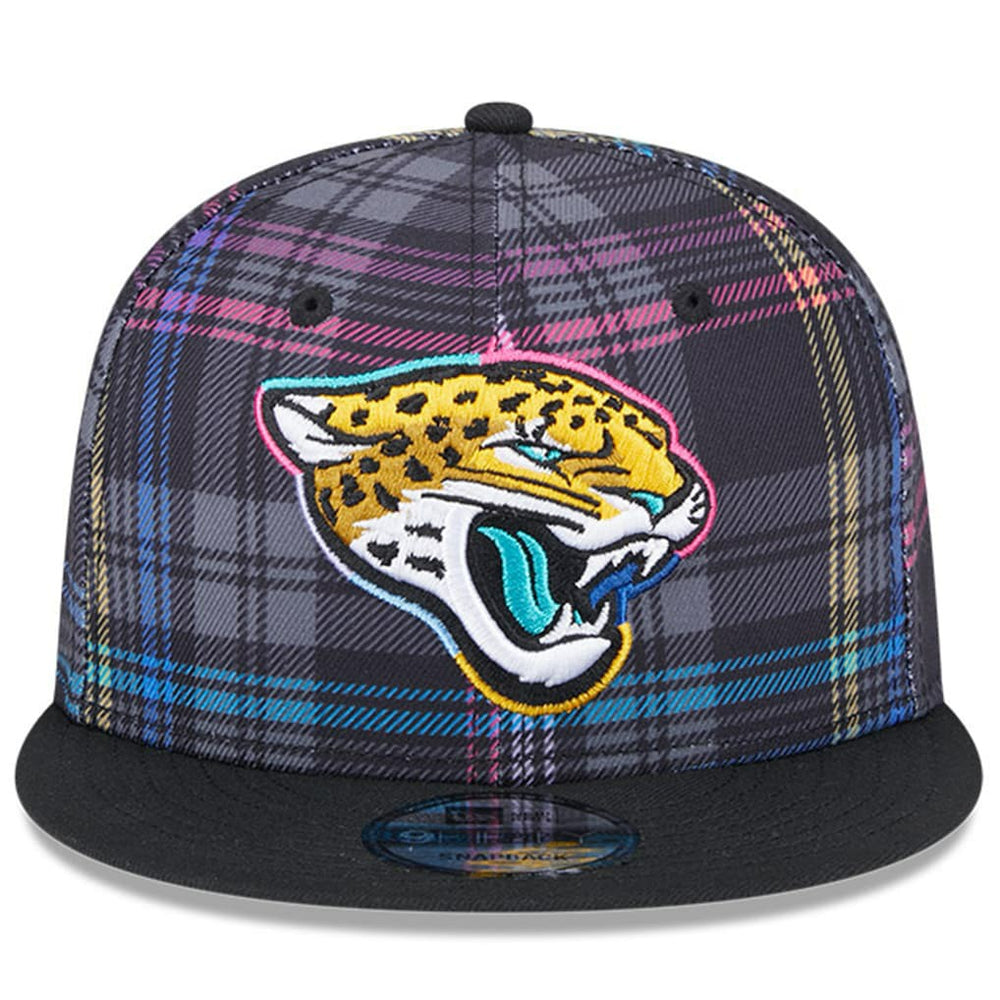 Jacksonville Jaguars New Era Youth 2024 NFL Crucial Catch 9FIFTY Snapback Hat - Black Hats