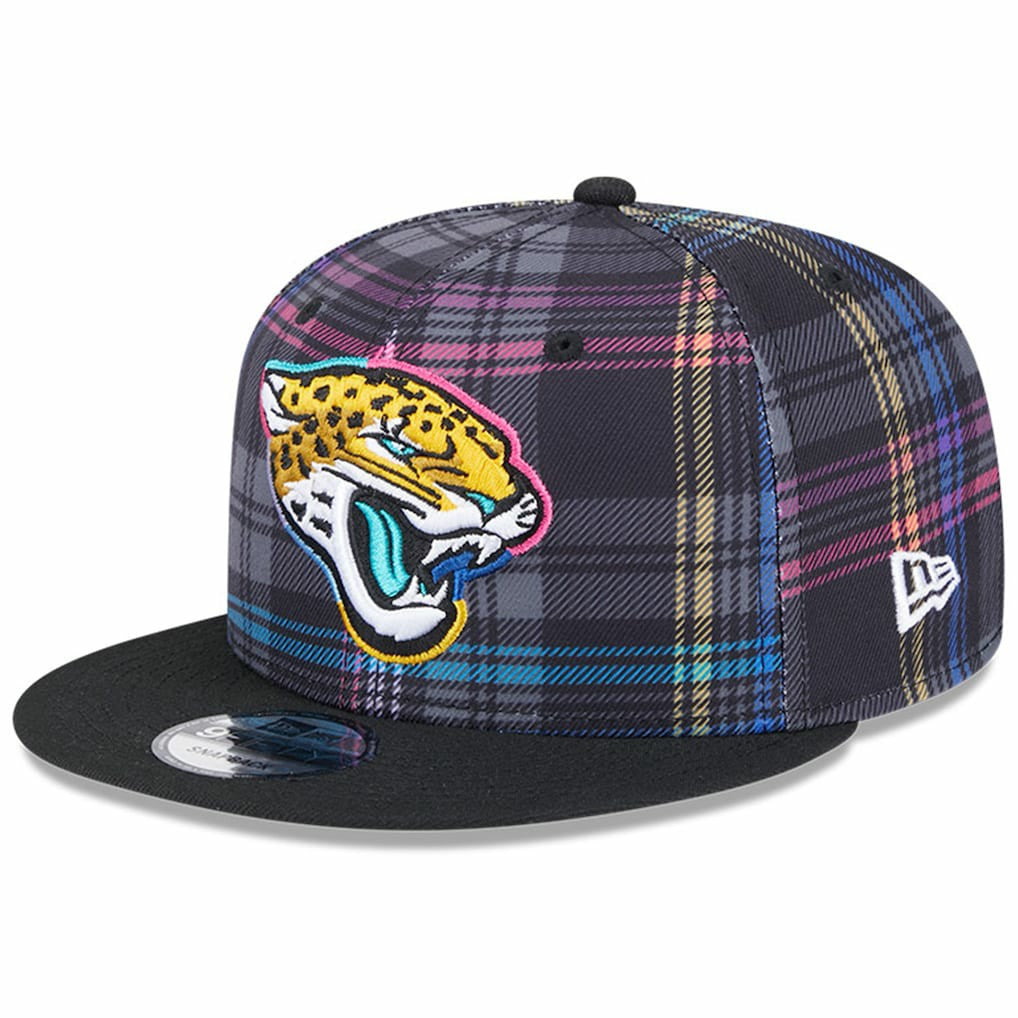 Jacksonville Jaguars New Era Youth 2024 NFL Crucial Catch 9FIFTY Snapback Hat - Black Hats