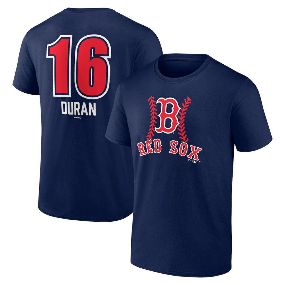 Jarren Duran Boston Red Sox Fastball Player Name & Number T-Shirt - Navy T-shirts