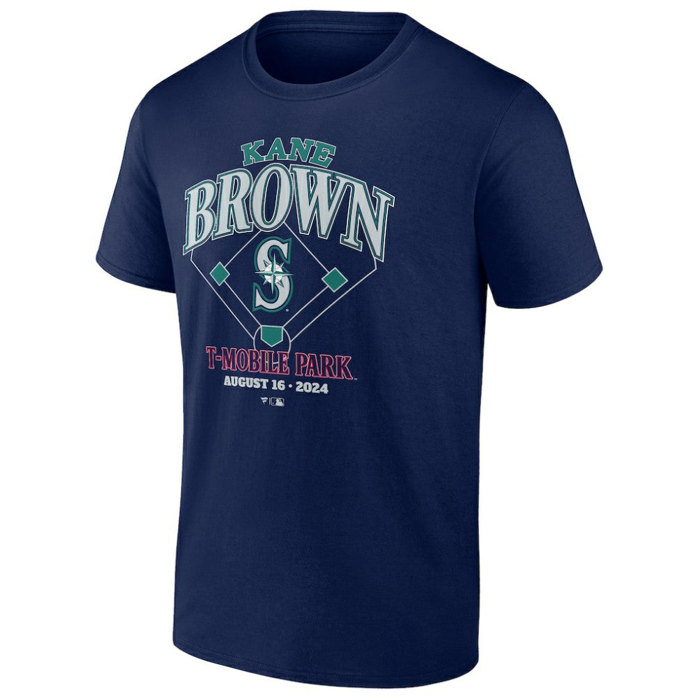 Kane Brown x Seattle Mariners Fanatics T-Shirt - Navy T-shirts