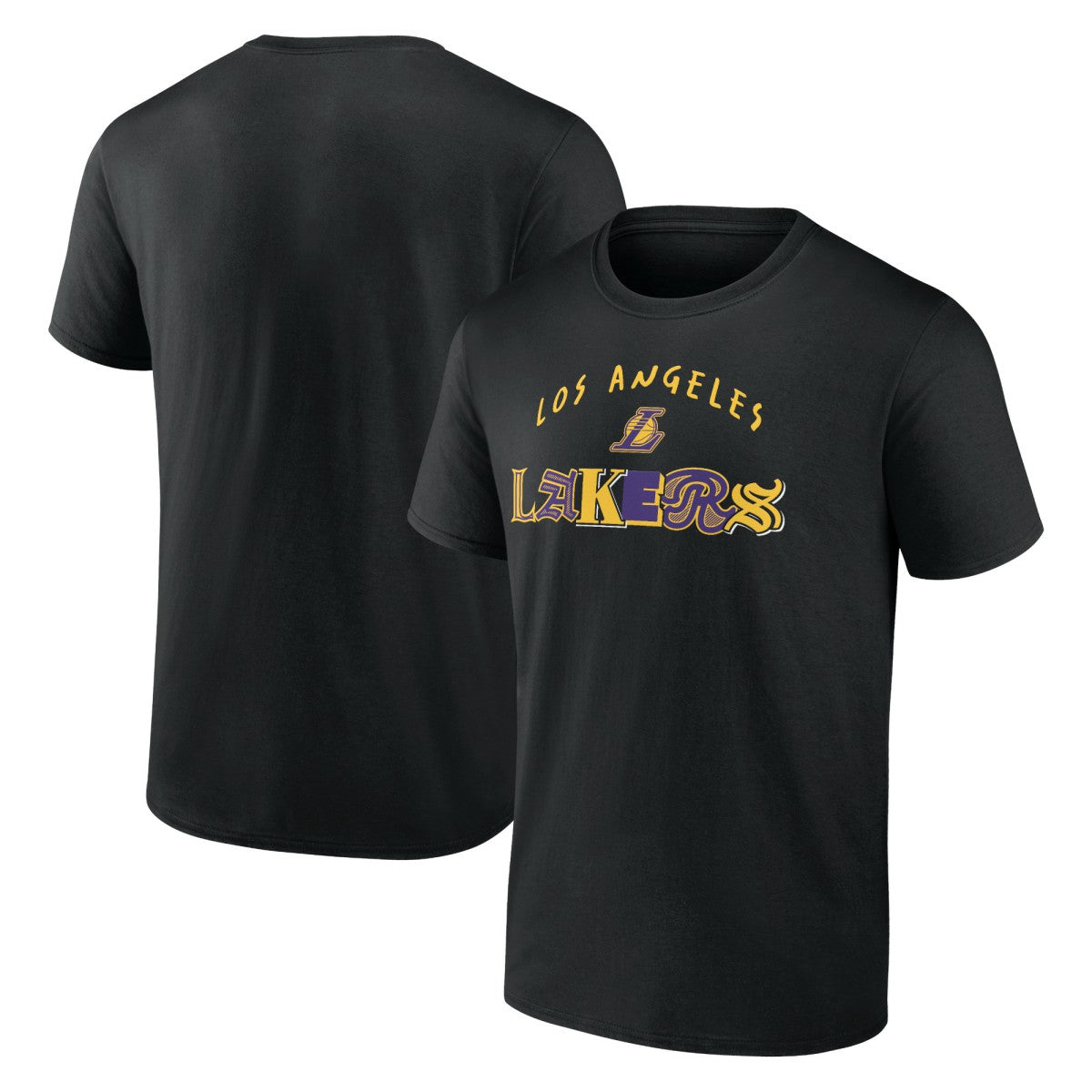 Los Angeles Lakers Graffiti Arch T-Shirt Black