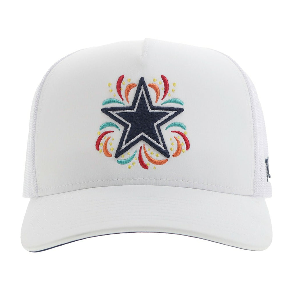 Dallas Cowboys HOOey NFL Fiesta Adjustable Trucker Hat - White