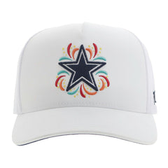 Dallas Cowboys HOOey NFL Fiesta Adjustable Trucker Hat - White