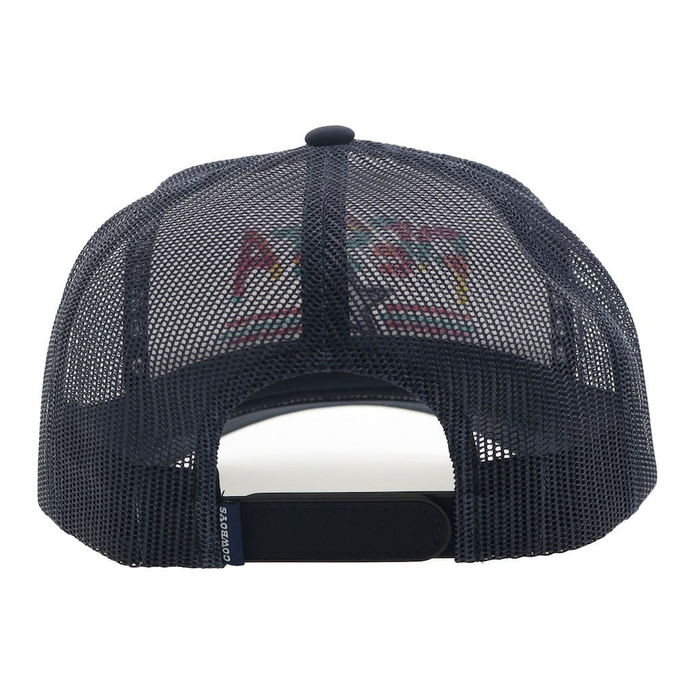 Dallas Cowboys HOOey NFL Fiesta Adjustable Trucker Hat - White/Navy