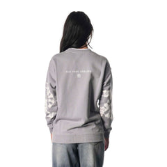 New York Rangers The Wild Collective Unisex Tie-Dye Double Collar Pullover Sweatshirt - Gray | US 201271296