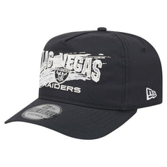 Las Vegas Raiders New Era Throwback Brush Golfer Snapback Hat - Black Hats