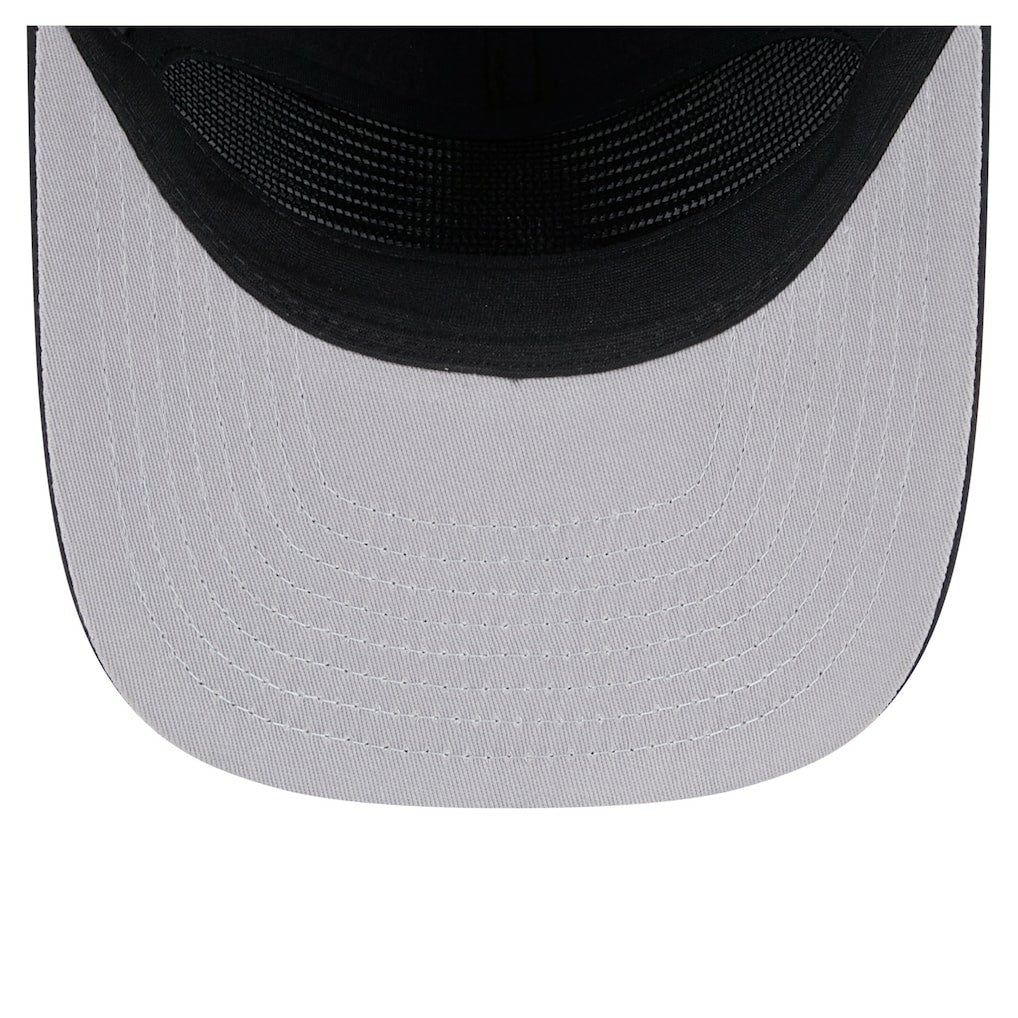 Las Vegas Raiders New Era Throwback Brush Golfer Snapback Hat - Black Hats