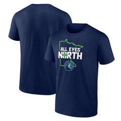 Minnesota Timberwolves Pick & Roll Coverage T-Shirt Navy outlet