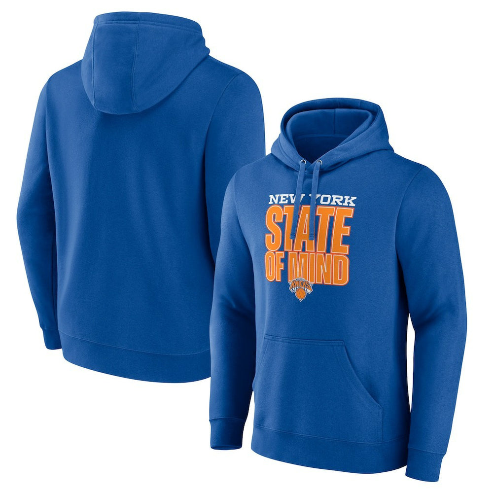 New York Knicks Pick & Roll Coverage Pullover Hoodie Blue - New Era