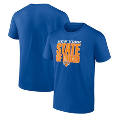 New York Knicks Pick & Roll Coverage T-Shirt Blue - New Era