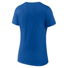 New York Knicks Pick & Roll Coverage V-Neck T-Shirt Blue - New Era