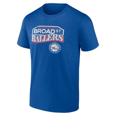 Philadelphia 76ers Pick & Roll Coverage T-Shirt Royal outlet