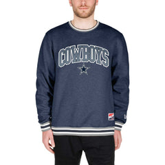 Dallas Cowboys New Era Big & Tall Pullover Sweatshirt - Navy Pullover