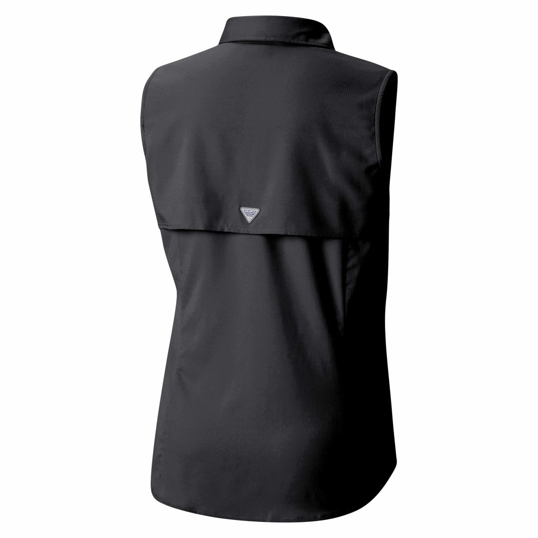 Tampa Bay Buccaneers Women's PFG Tamiami Omni-Shade Sleeveless Button-Up Shirt - Black