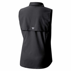 Tampa Bay Buccaneers Women's PFG Tamiami Omni-Shade Sleeveless Button-Up Shirt - Black