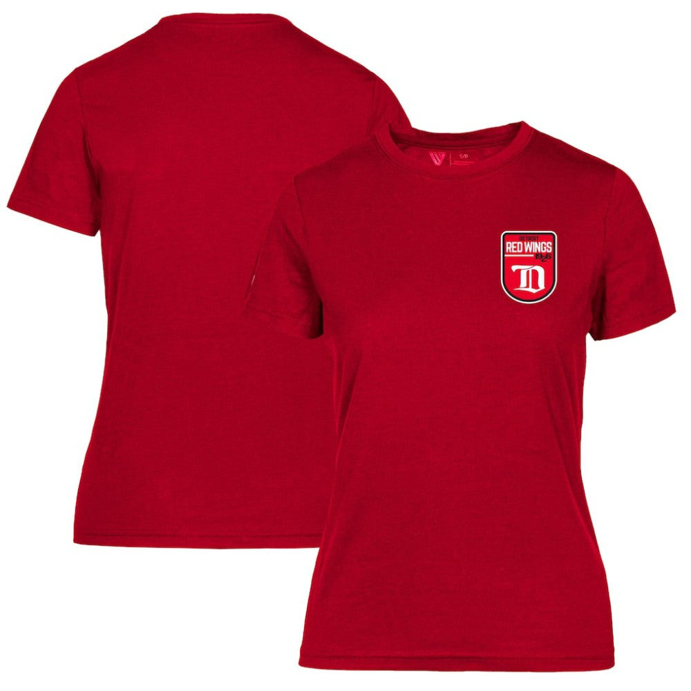 Detroit Red Wings Levelwear Women's Retro Maddox T-Shirt - Red | US 201275380