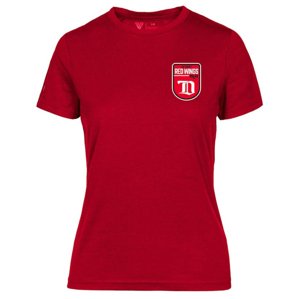 Detroit Red Wings Levelwear Women's Retro Maddox T-Shirt - Red | US 201275380