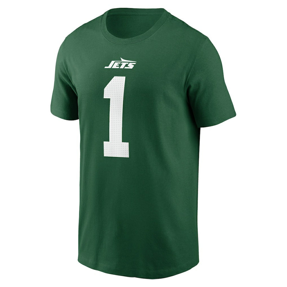 Sauce Gardner New York Jets Name & Number T-Shirt - Green T-shirts