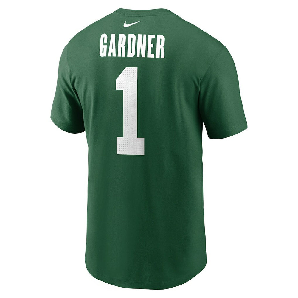 Sauce Gardner New York Jets Name & Number T-Shirt - Green T-shirts